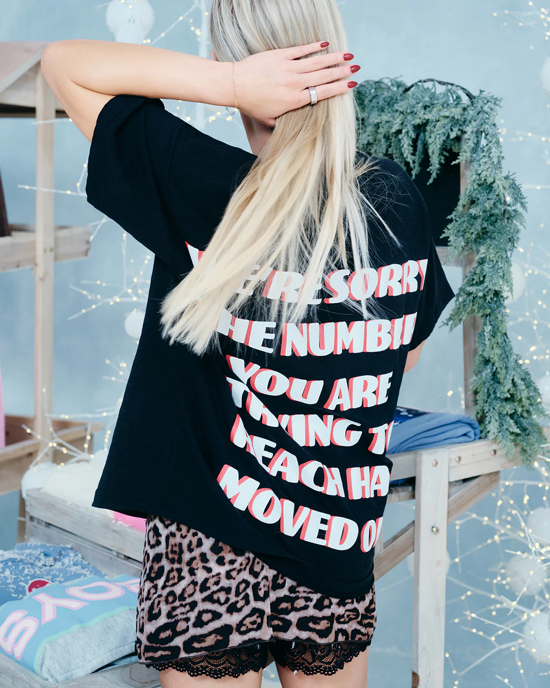 1-800 Heart Boyfriend Tee - Image 4