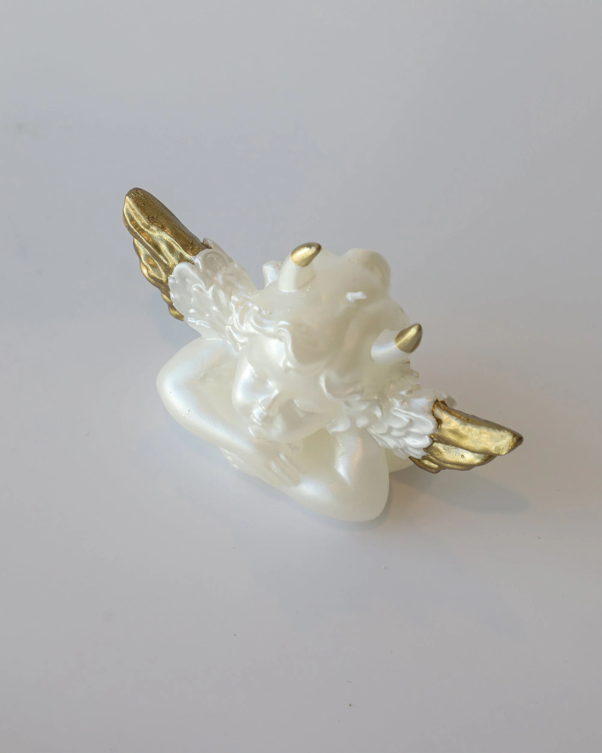 Boys Lie Cherub Decorative Candle - Image 3