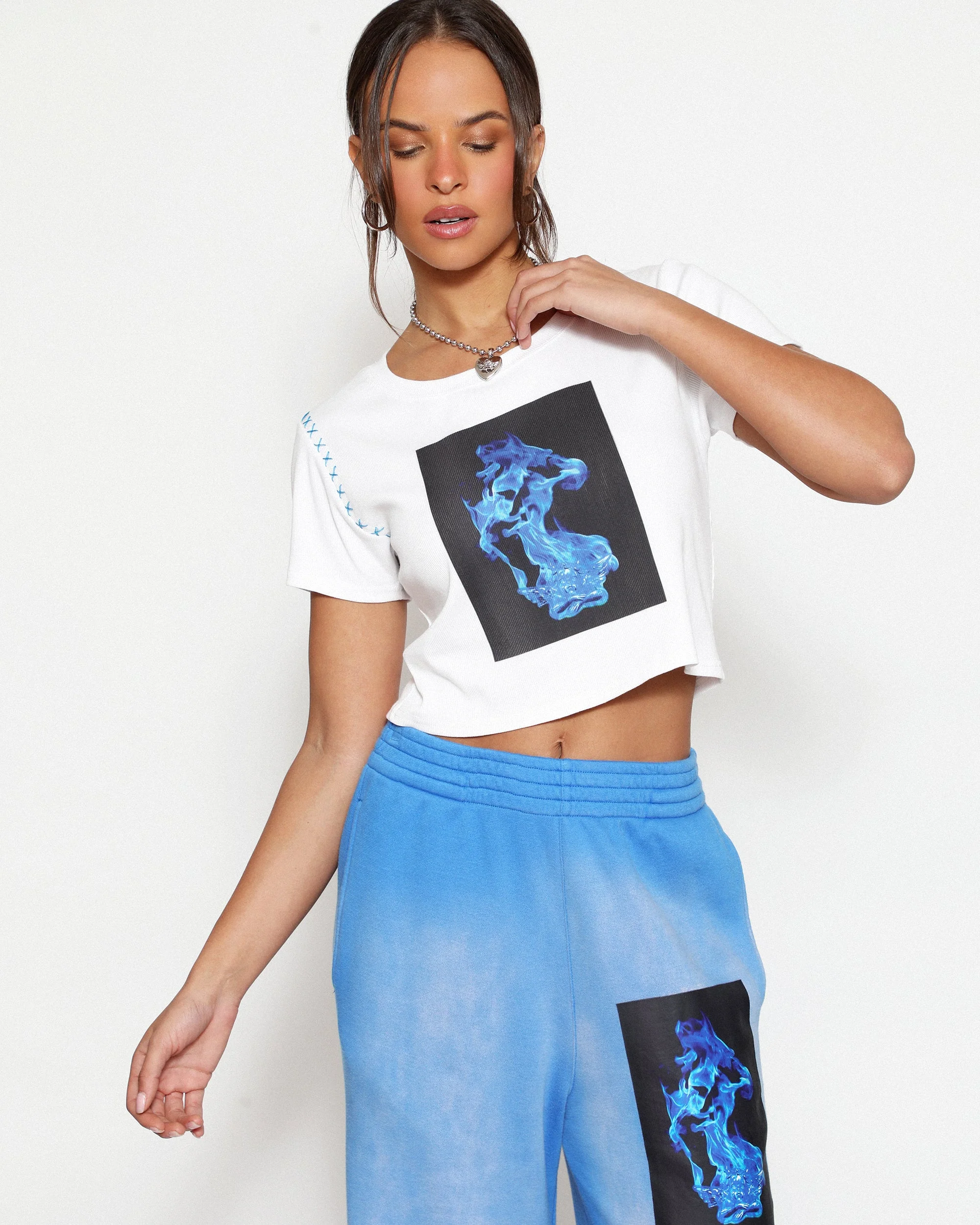 Electric Love Crop Tee - Image 6