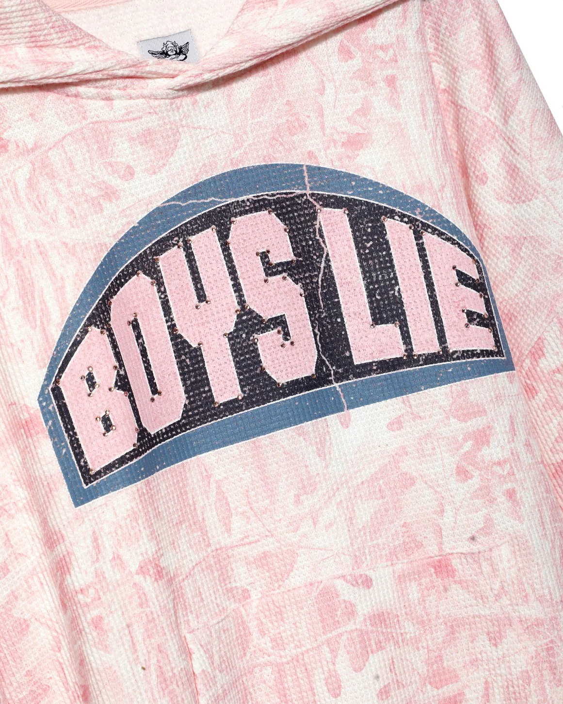 Let Love Guide My Way Rhinestone Racer Hoodie - Image 3