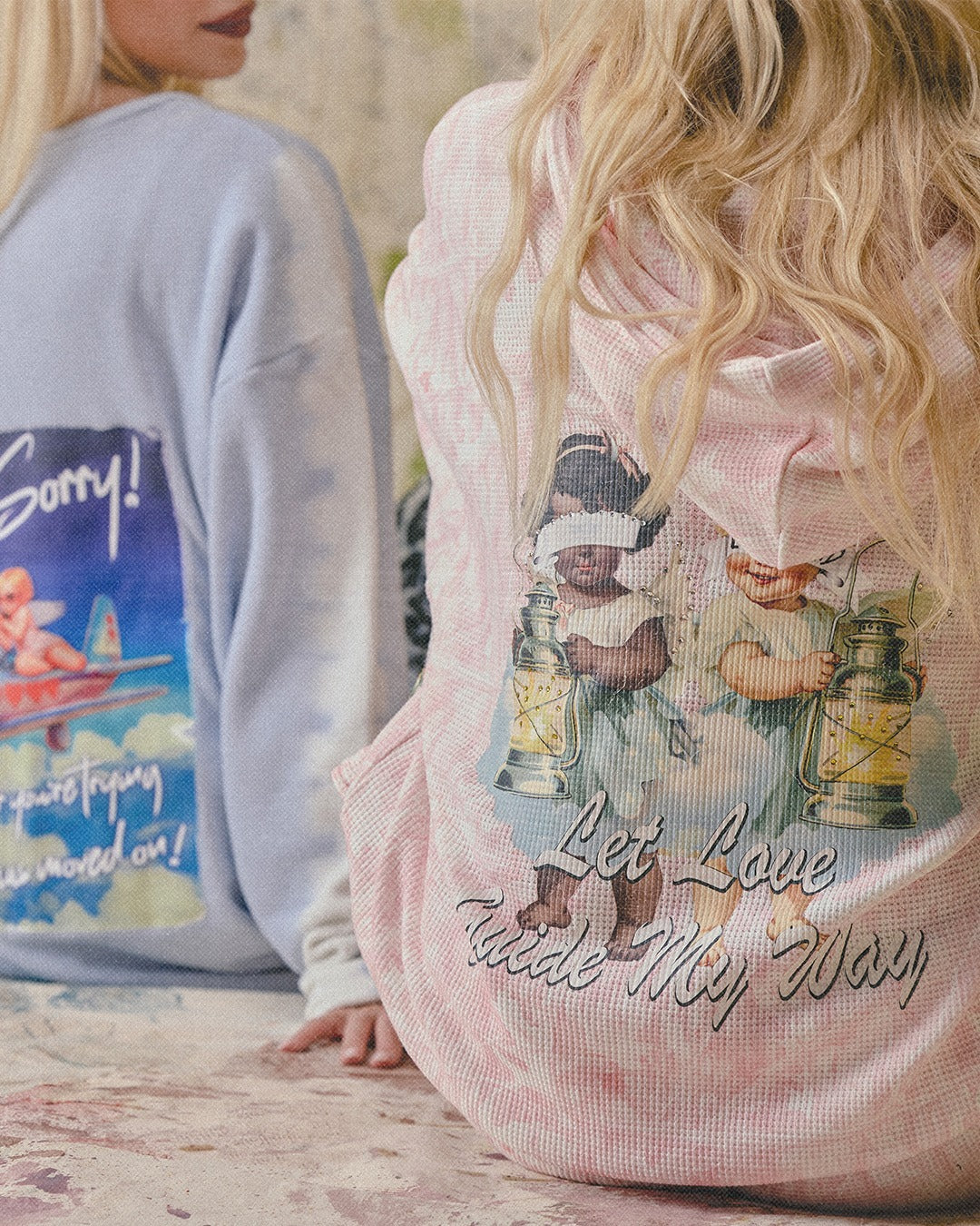 Let Love Guide My Way Rhinestone Racer Hoodie - Image 6