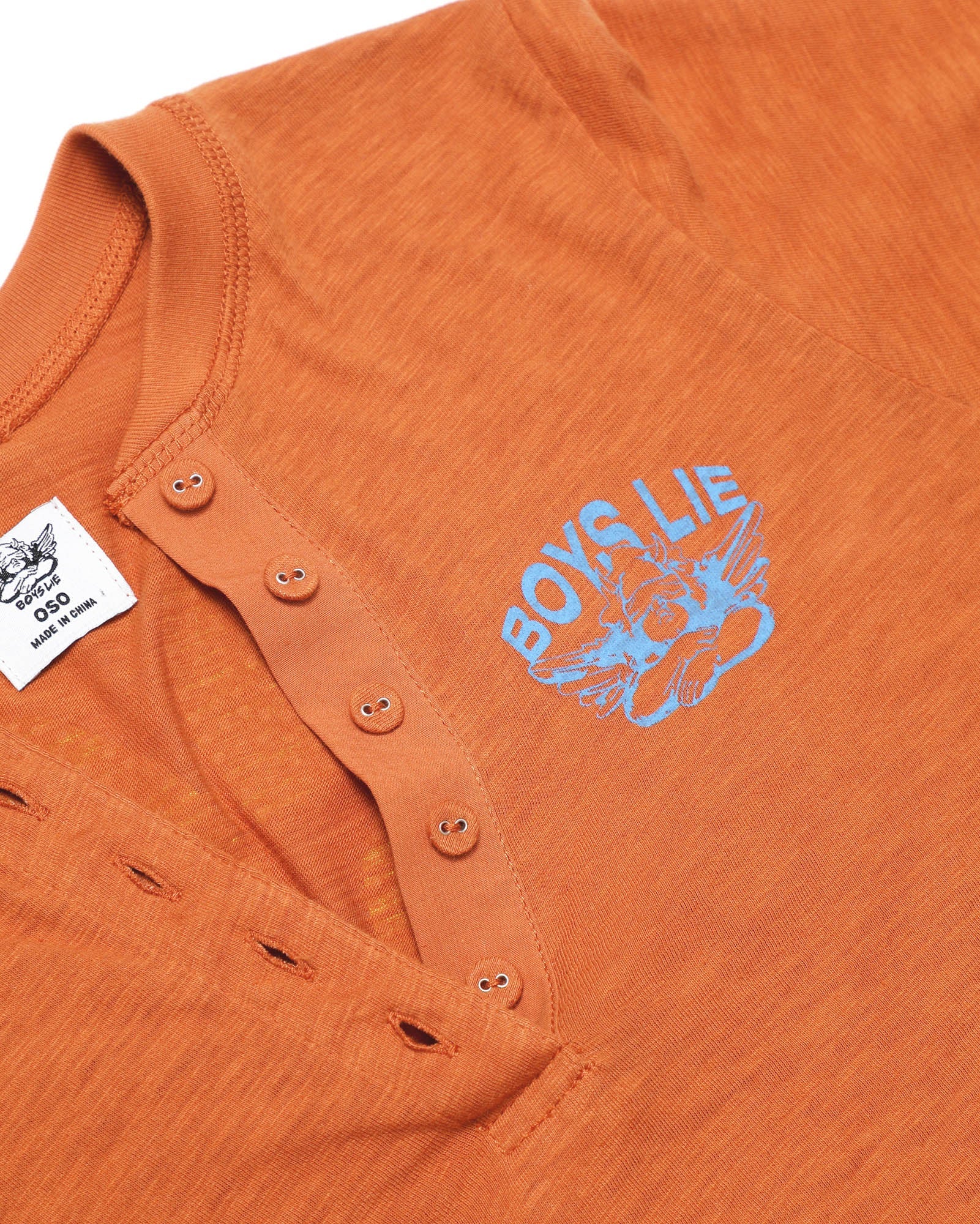 Nutmeg Perspective Shift Crop Henley - Image 10