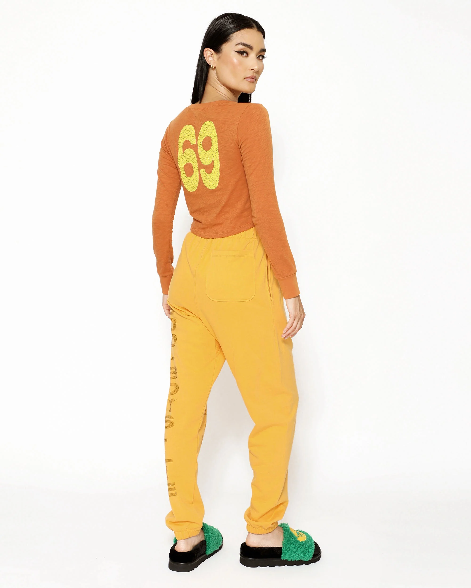 Nutmeg Perspective Shift Crop Henley - Image 7