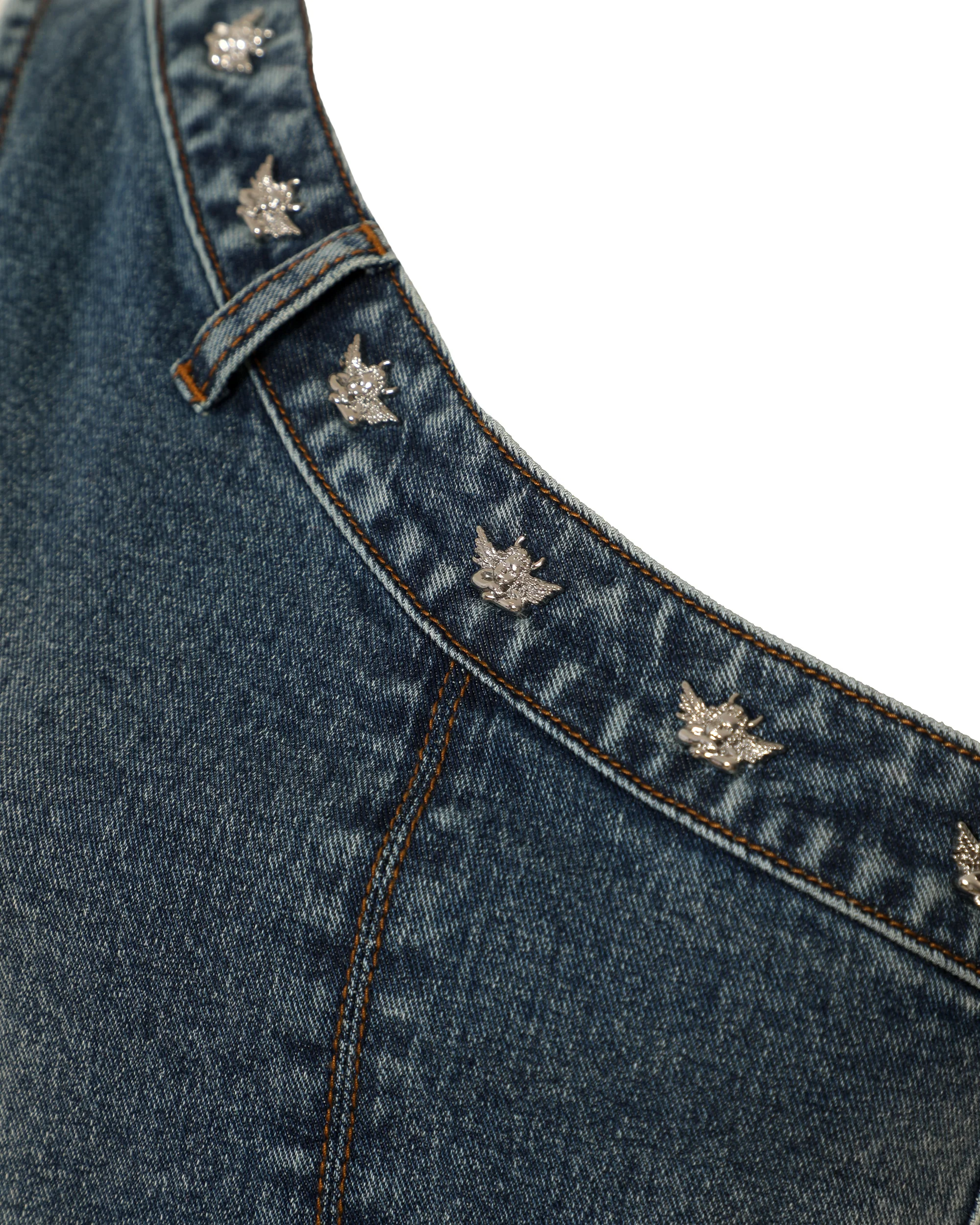 Party Half Denim Top - Image 3