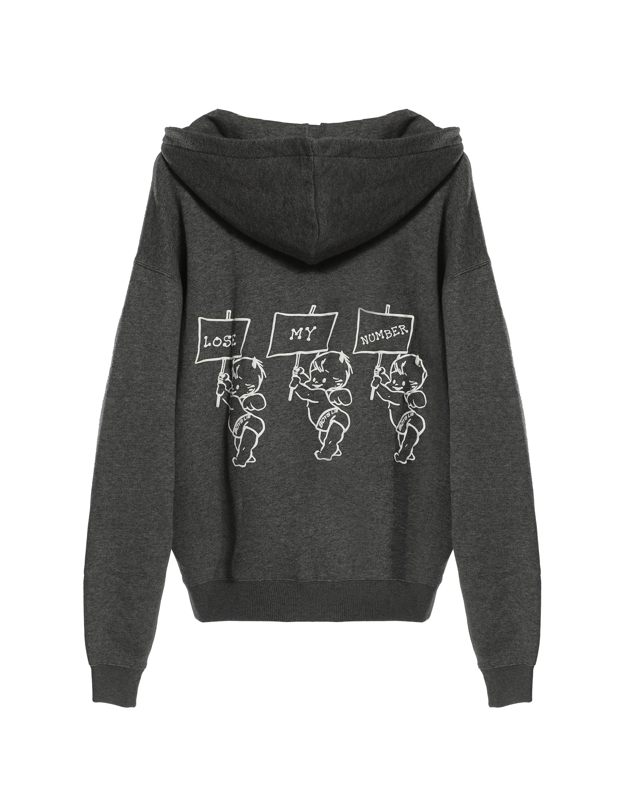 Read the Signs V2 Grey Hoodie - Image 3