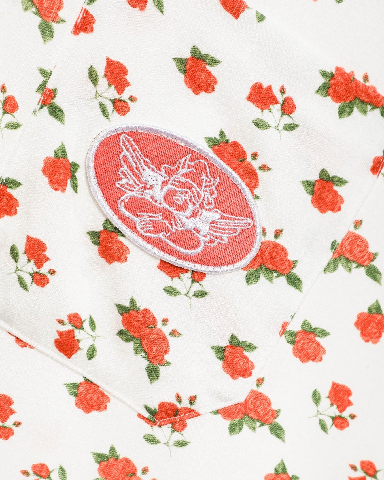 Roses Are Red Button-Down PJ Top - Image 3