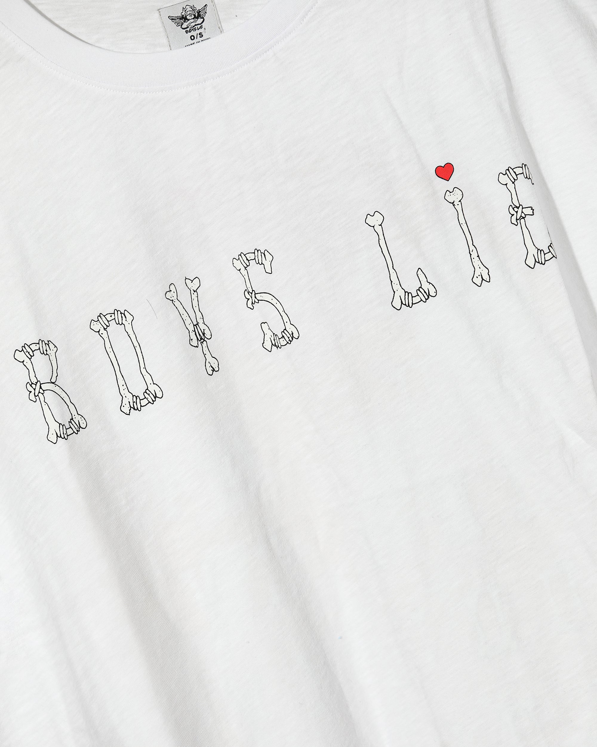 White Goodbye Again Boyfriend Tee - Image 3