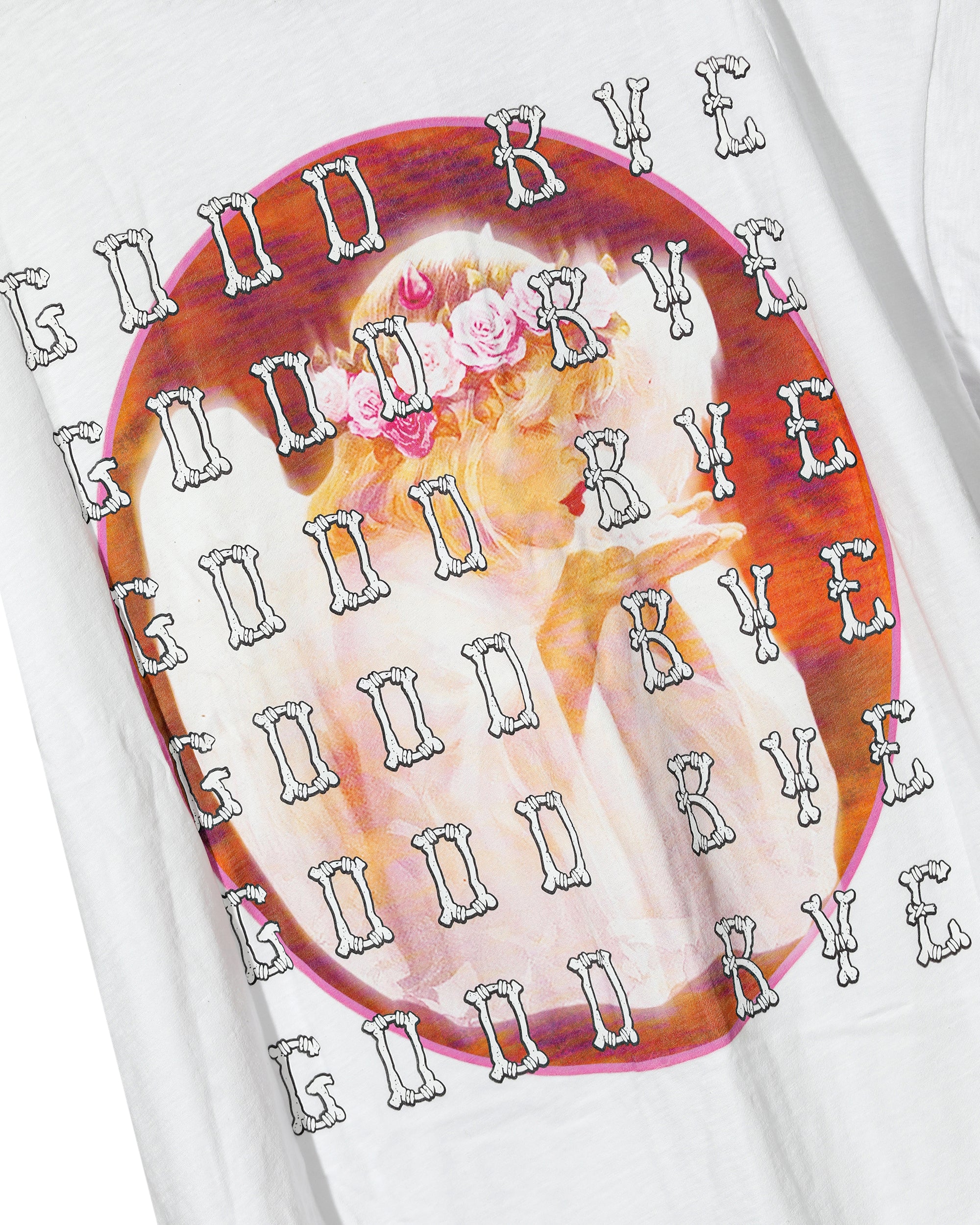 White Goodbye Again Boyfriend Tee - Image 4