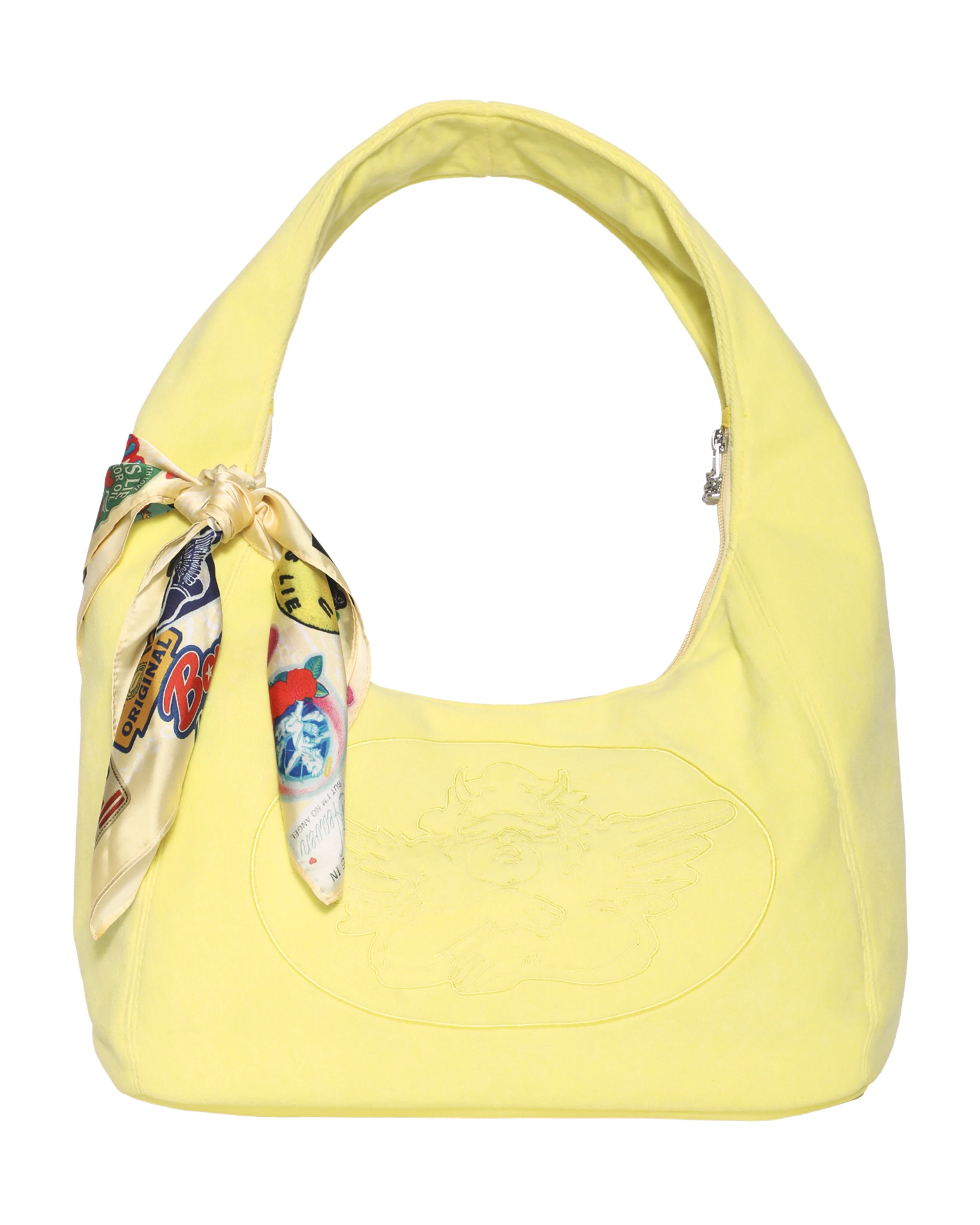 Yellow Patched Up Satin Bandana - Image 5
