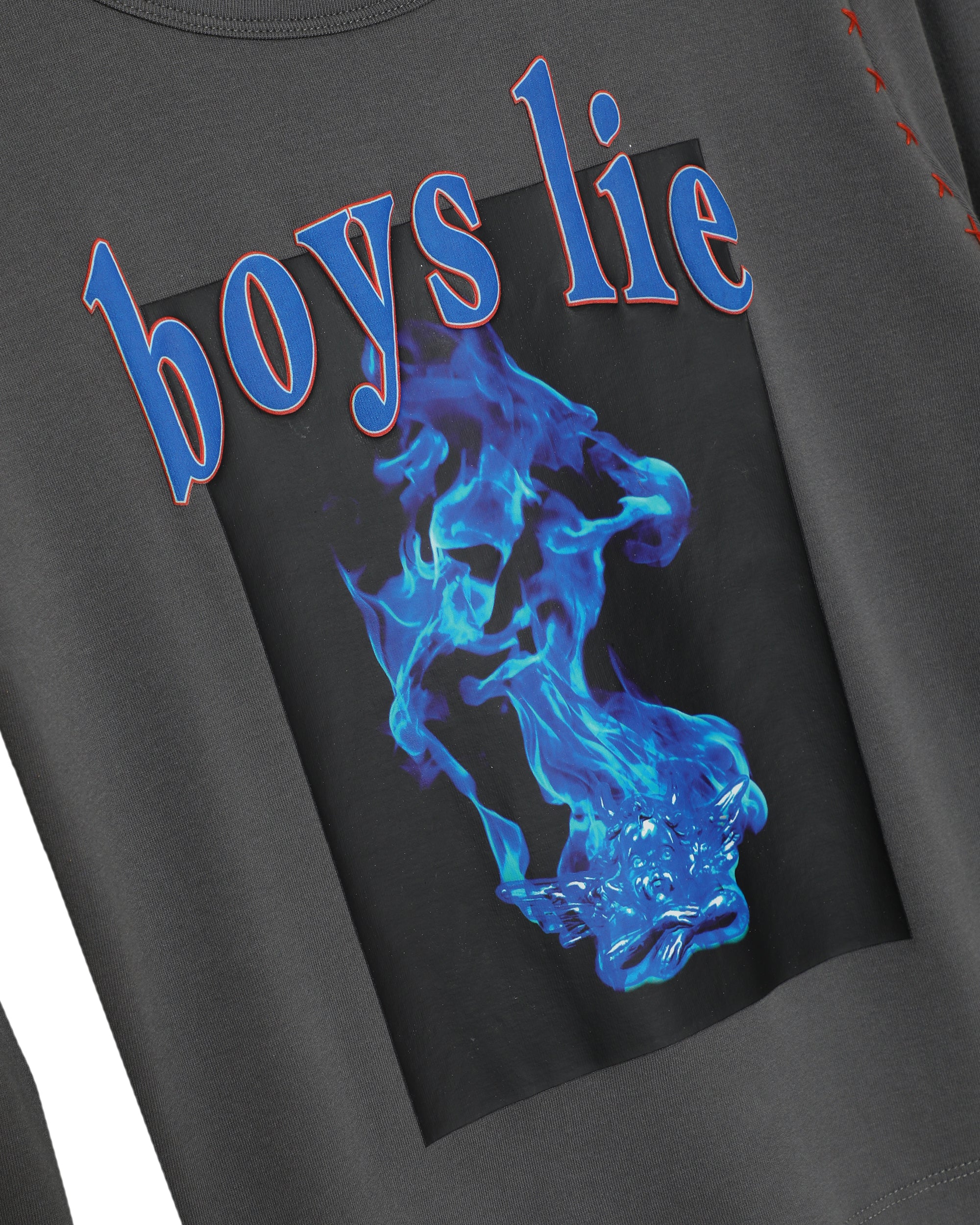 Electric Love Fair Play Fitted Longsleeve Crop - Image 3